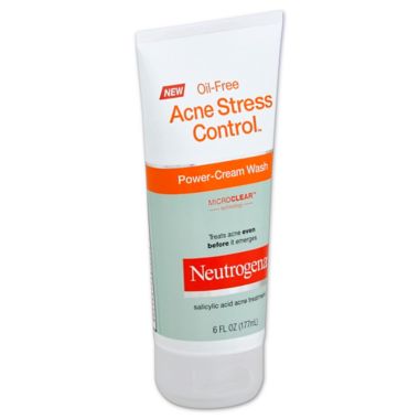 Neutrogena&reg; Oil-Free Acne Stress Control&reg; 6 oz. Power-Cream Wash. View a larger version of this product image.