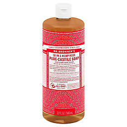 Dr Bronner's 32 oz. 18-in-1 Pure-Castile Liquid Soap in Rose