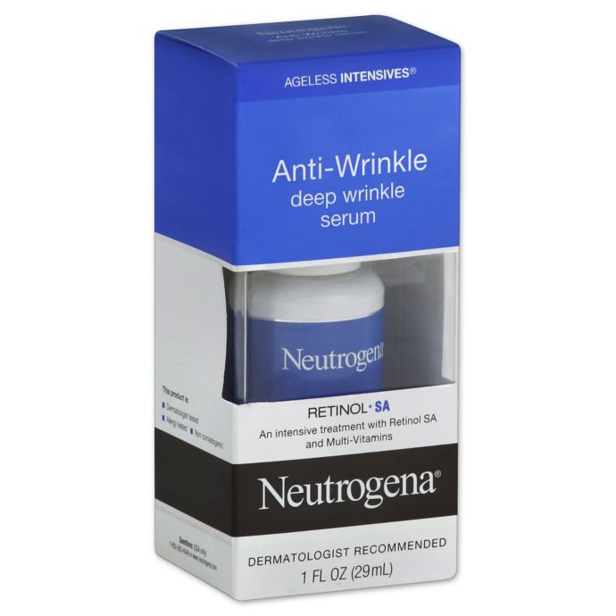 Neutrogena Ageless Intensives 1 Oz Anti Wrinkle Deep Wrinkle Serum Bed Bath Beyond