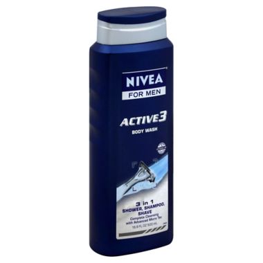 Nivea&reg; Men 16.9 oz. Active 3 Body Wash. View a larger version of this product image.