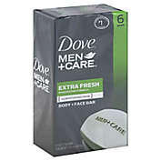 Dove&reg; 6-Count 4 oz. Men+Care Extra Fresh Body and Face Bar Soap