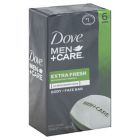 Alternate image 0 for Dove&reg; 6-Count 4 oz. Men+Care Extra Fresh Body and Face Bar Soap