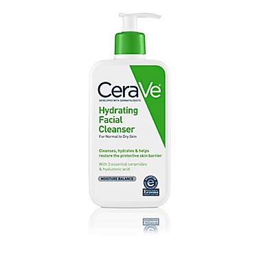 CeraVe&reg; 12 fl.oz. Hydrating Cleanser for Normal to Dry Skin. View a larger version of this product image.