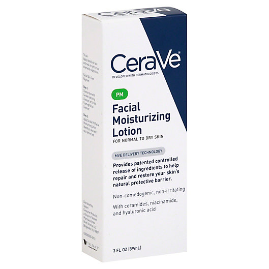 Alternate image 1 for CeraVe® 3 fl.oz. Facial Moisturizing Lotion PM for Normal to Dry Skin