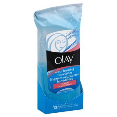 Olay&reg; 30-Count Wet Facial Cleansing Cloths for Normal Skin. View a larger version of this product image.