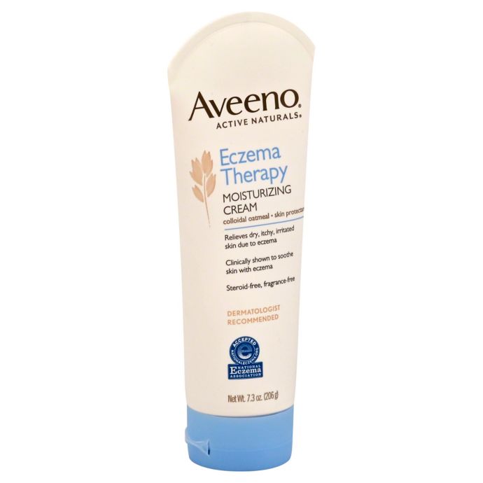 Aveeno Active Naturals 7 3 Oz Eczema Therapy Moisturizing Cream Bed Bath Beyond