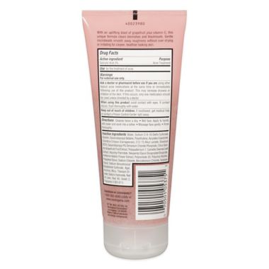 Neutrogena&reg; 6.7 oz. Oil-Free Acne Wash Foaming Scrub in Pink Grapefruit. View a larger version of this product image.