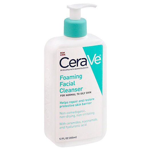 Alternate image 1 for CeraVe® 12 oz. Foaming Facial Cleanser