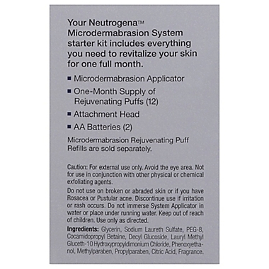 Neutrogena&reg; Microdermabrasion System. View a larger version of this product image.