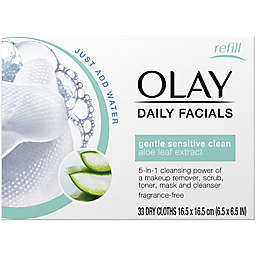 Olay® 33-Count 2-In-1 Daily Facial Cleanser Cloths for Sensitive Skin