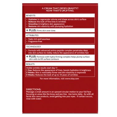 Olay&reg; Regenerist&reg; 1.7 fl.oz. Micro-Sculpting Cream Moisturizer Fragrance-Free. View a larger version of this product image.