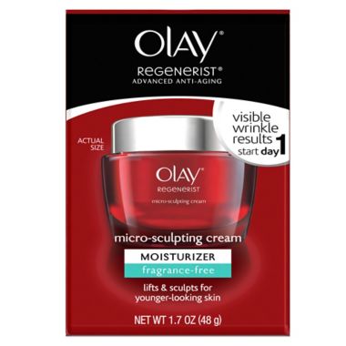 Olay&reg; Regenerist&reg; 1.7 fl.oz. Micro-Sculpting Cream Moisturizer Fragrance-Free. View a larger version of this product image.