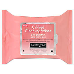 Neutrogena® 25-Count Oil-Free Cleansing Wipes in Pink Grapefruit