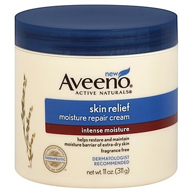 Aveeno&reg; Active Naturals&reg; 11 oz. Skin Relief Moisture Repair Cream. View a larger version of this product image.