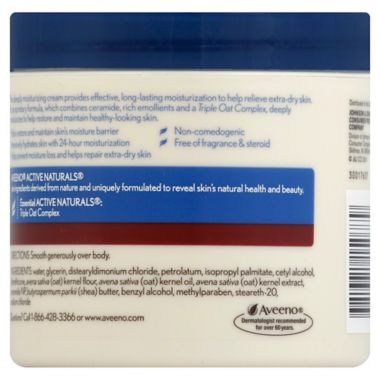 Aveeno&reg; Active Naturals&reg; 11 oz. Skin Relief Moisture Repair Cream. View a larger version of this product image.