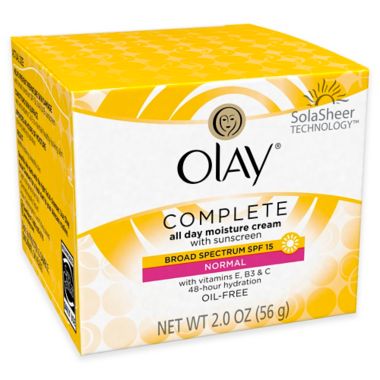 Olay&reg; 2 oz. Complete All Day Moisture Cream Broad Spectrum SPF 15 for Normal Skin. View a larger version of this product image.