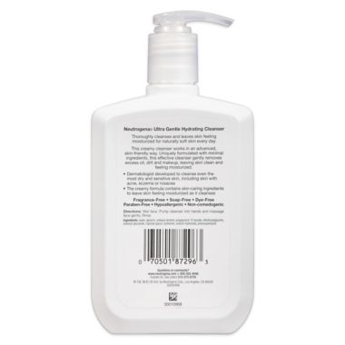Neutrogena&reg; 12 oz. Ultra Gentle Hydrating Cleanser. View a larger version of this product image.