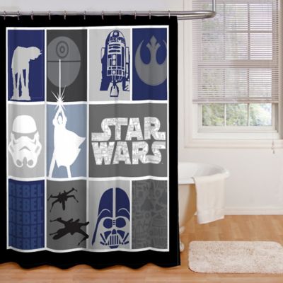 star wars shower curtain