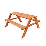Sportspower&trade; Kids Wooden Picnic Table in Brown