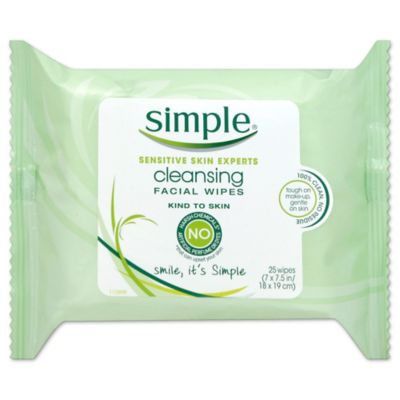 Simple&reg; 25-Count Cleansing Facial Wipes
