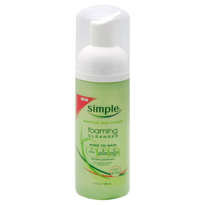 Simple® 6 oz. Foaming Facial Cleanser  Bed Bath & Beyond