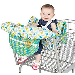 Nuby™ Shopping Cart and High Chair Cover in Green/White