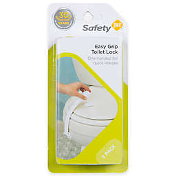 Safety 1st® 2-Pack Easy Grip Toilet Lock in White