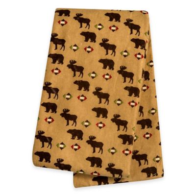 moose swaddle blanket