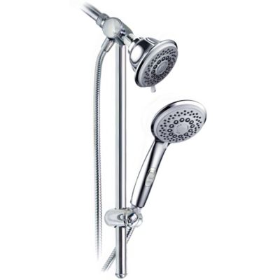 HotelSpa® 3-Way Luxury Adjustable Shower Slidebar | Bed Bath & Beyond