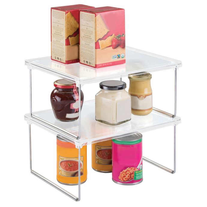 Idesign Cabinet Binz 12 Inch Stackable Shelf Bed Bath Beyond