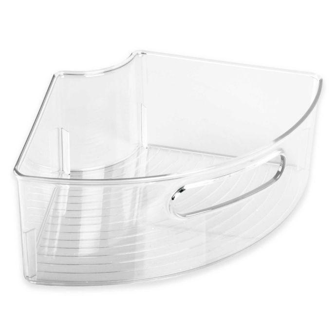 Idesign Cabinet Binz Lazy Susan Quarter Wedge Storage Bin With