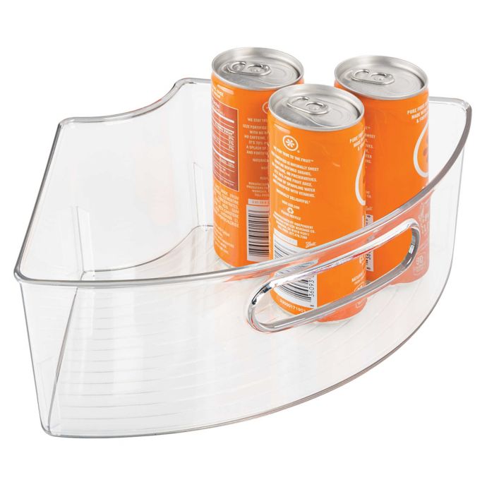 iDesign® Binz™ Lazy Susan Quarter Wedge Storage Bin with Handle