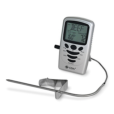 CDN Programmable Probe Cooking Thermometer/Timer. View a larger version of this product image.