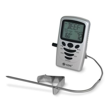 CDN Programmable Probe Cooking Thermometer/Timer. View a larger version of this product image.