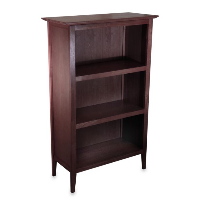ThreeTiered Espresso Bookcase Bed Bath and Beyond Canada