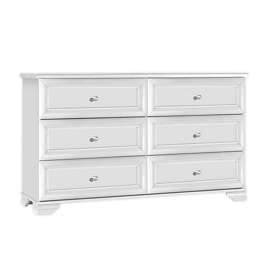 Belle Isle South Lake 6 Drawer Double, Storkcrafttm Avalon 6 Drawer Double Dresser In White