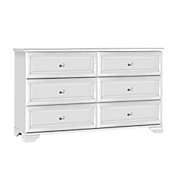 Belle Isle South Lake 6-Drawer Double Dresser in White