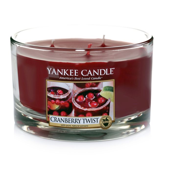 Yankee Candle® Cranberry Twist 3Wick Dish Candle Bed Bath & Beyond