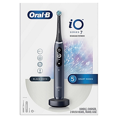 Oral-B&reg; iO&trade; Series 7 Electric Toothbrush in Onyx Black. View a larger version of this product image.