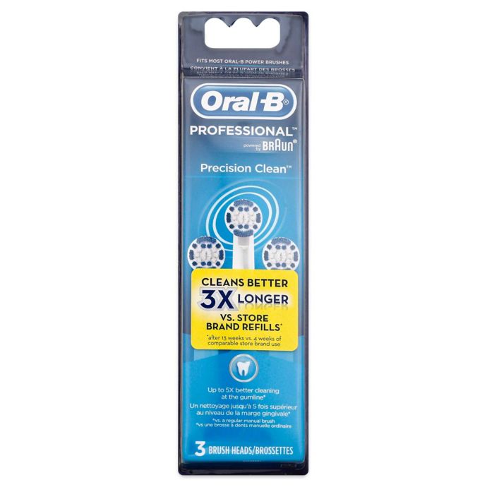 Oral B Replacement Brush Heads 3 Pack Bed Bath Beyond