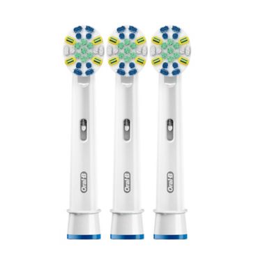 Oral-B&reg; FlossAction Replacement Brush Heads (3-Pack). View a larger version of this product image.