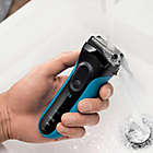 Alternate image 3 for Braun Series 3 3040 Wet & Dry Men&#39;s Electric Shaver in Blue