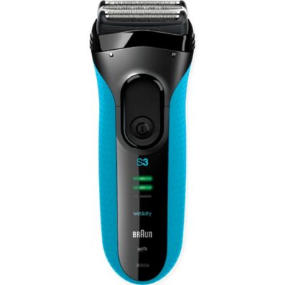 Braun Series 3 3040 Wet &amp; Dry Men&#39;s Electric Shaver in Blue