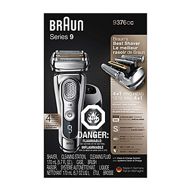 Braun Series 9 9376cc Electric Shaver. View a larger version of this product image.