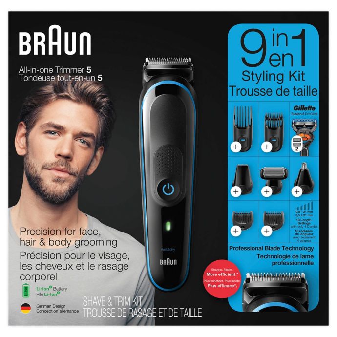 Braun 9-in-1 Beard Trimmer | Bed Bath and Beyond Canada