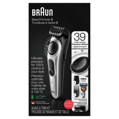 how to cut hair with braun trimmer