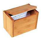 Alternate image 2 for Lipper International Bamboo Recipe Box