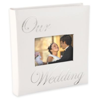 Malden&reg; 160-Photo "Our Wedding" Album in White