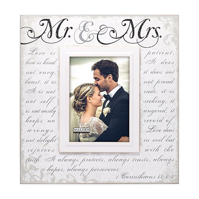 mr and mrs frame plaque