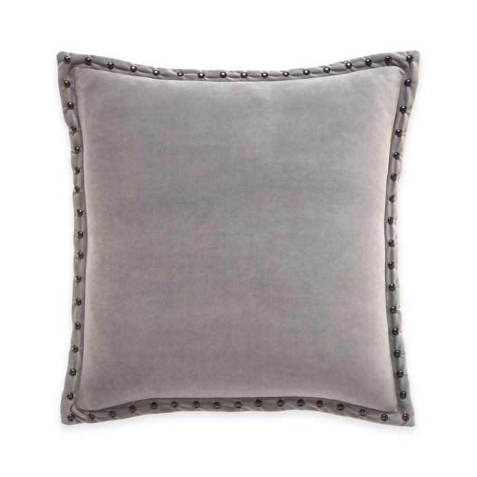 Inspired by Kravet Jaipur Square Throw Pillow in Grey Bed Bath and